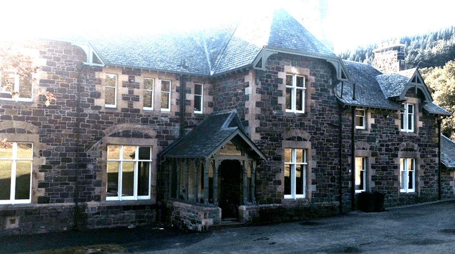Porch & sash-and-case windows
